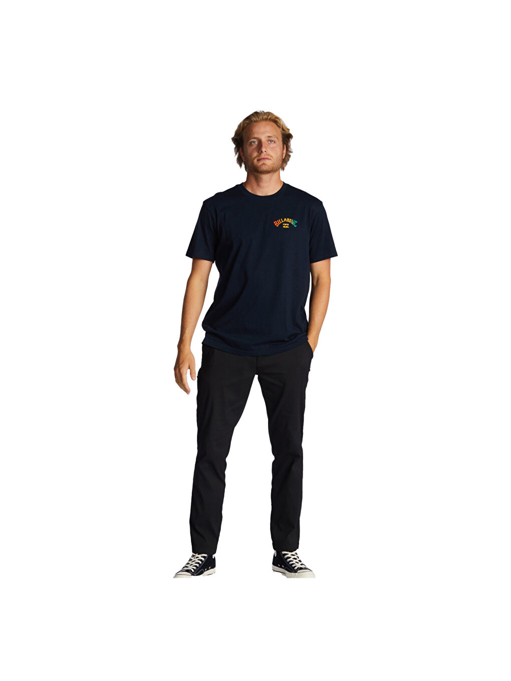 Lacivert Arch Fill Ss Erkek Tişört-3