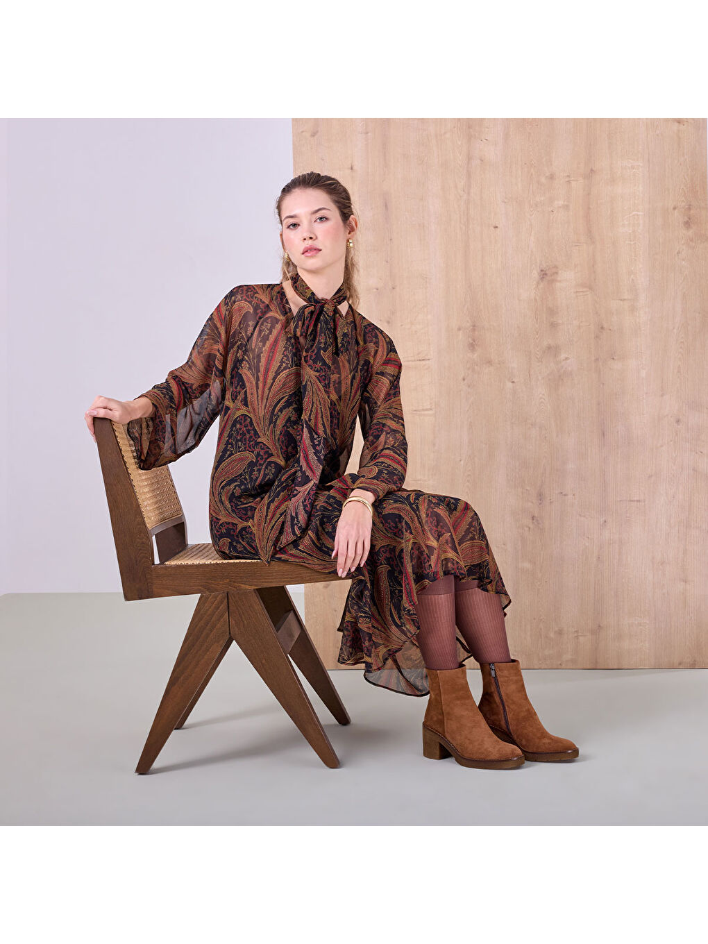 Kahverengi Kadın Bot 25K11533XS Suede-6