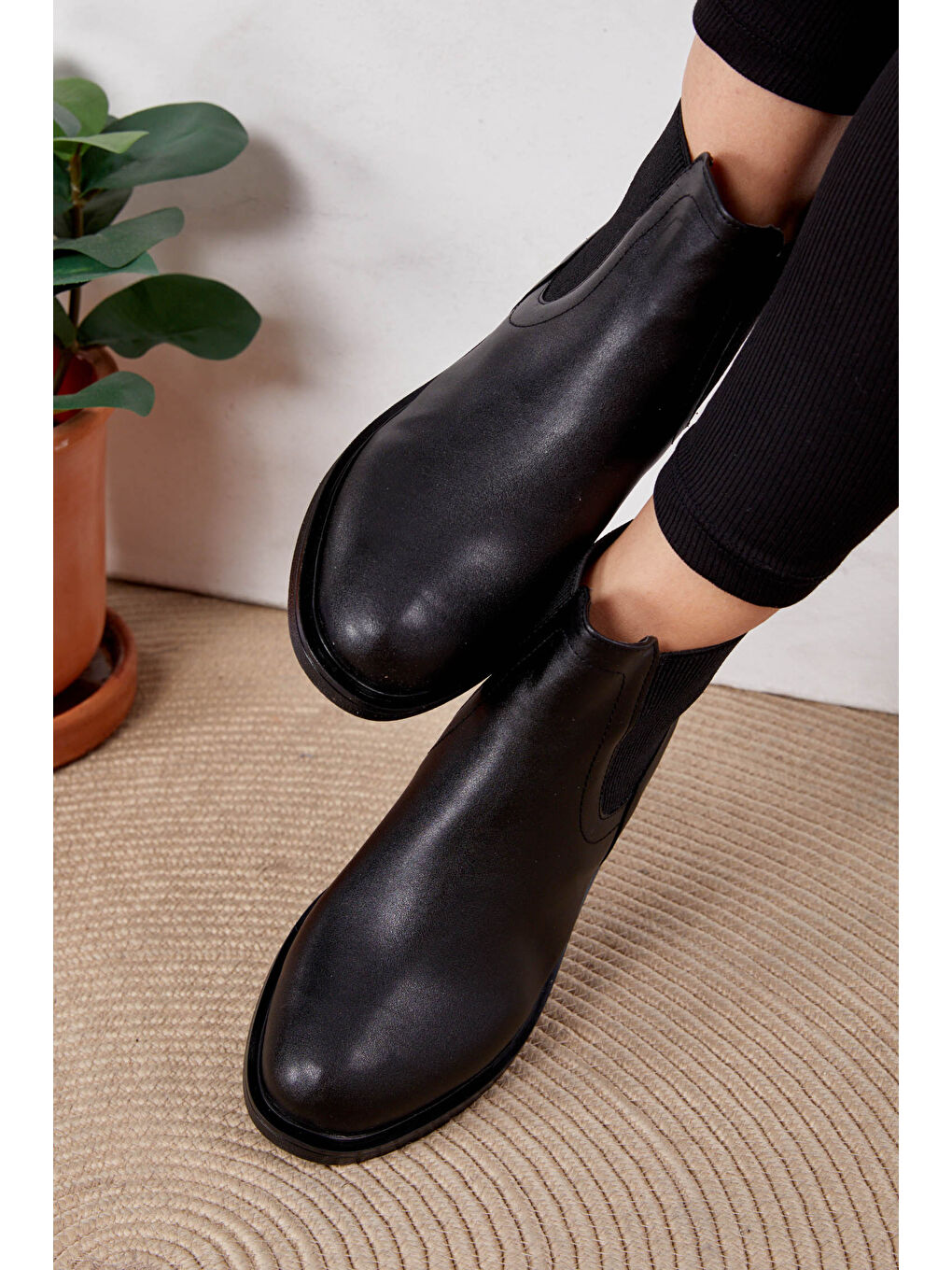 Kadın Siyah Bot - 26389-1