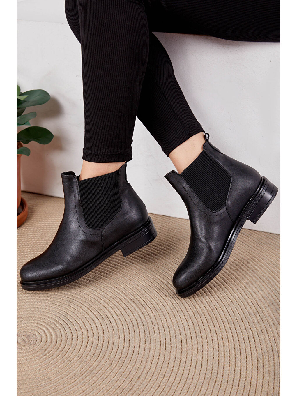 Kadın Siyah Bot - 26389-2