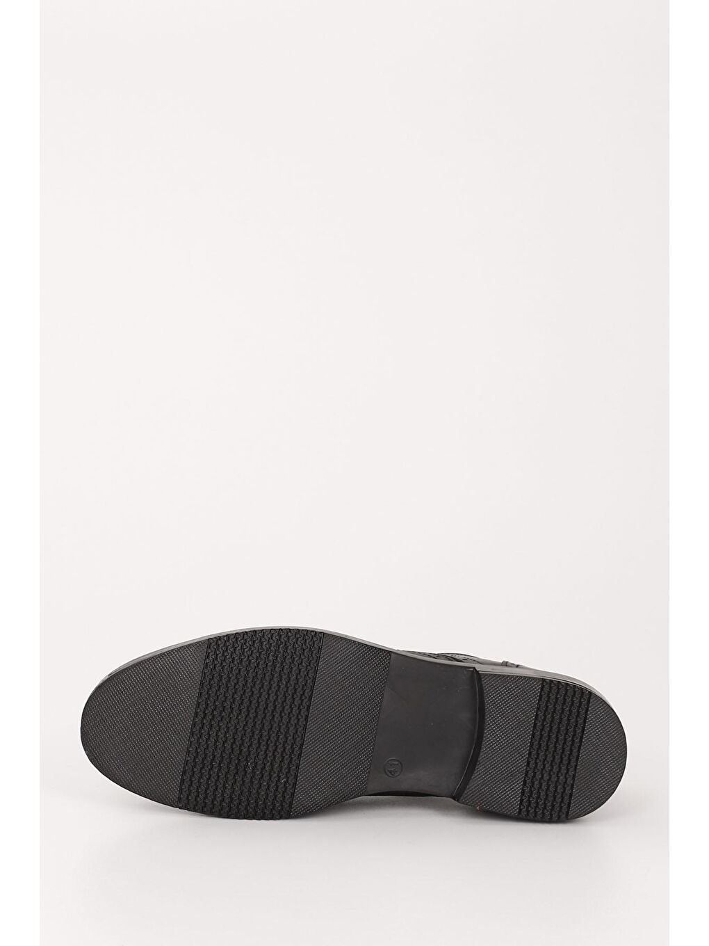 Siyah SİYAH  Hakiki Deri Yuvarlak Burun Bağcıklı Günlük Erkek Ayakkabı 01459-6