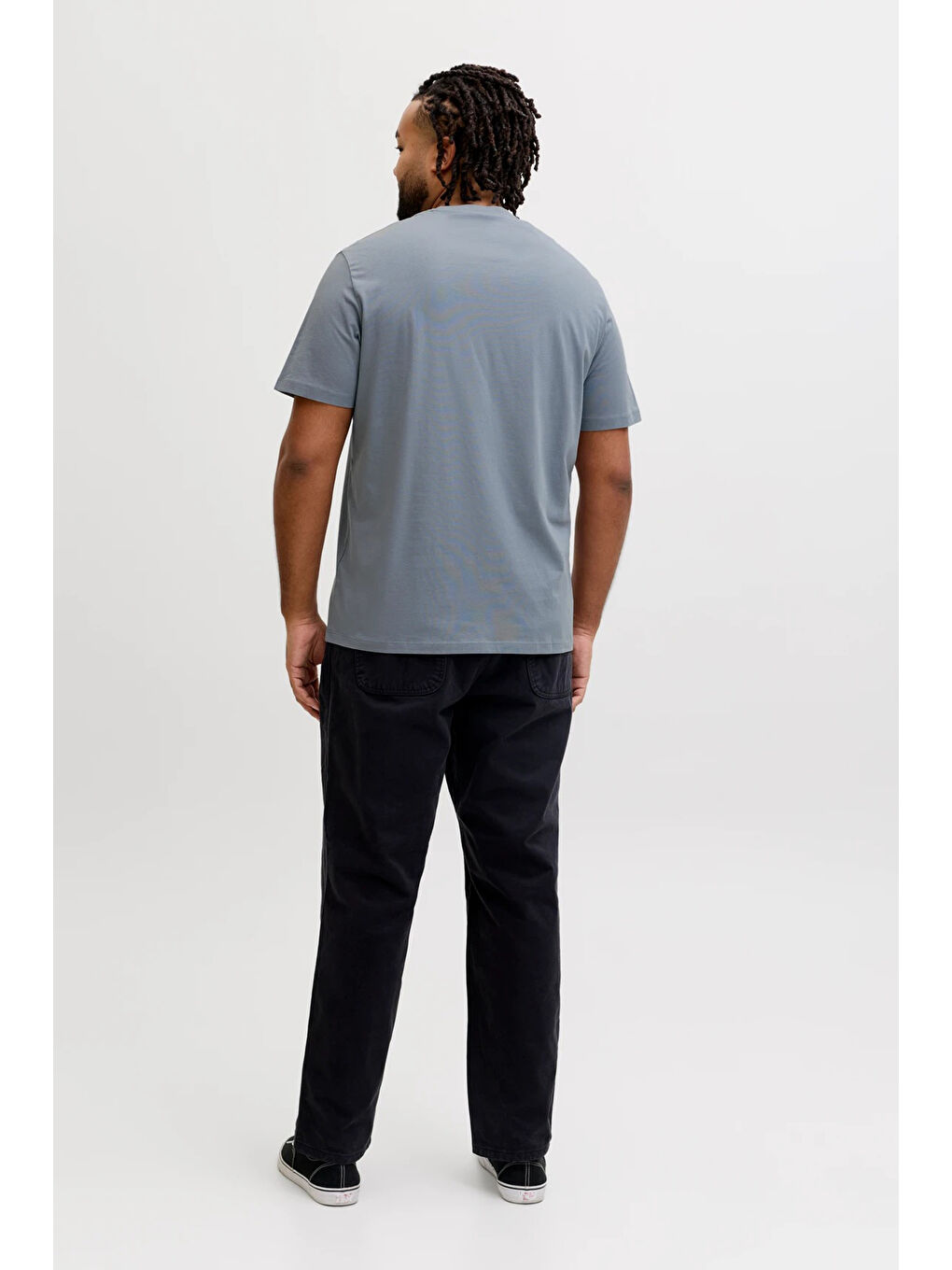 Mavi Plus Büyük Beden % 100 Pamuk Regular Fit Logolu T Shirt 12298346-2