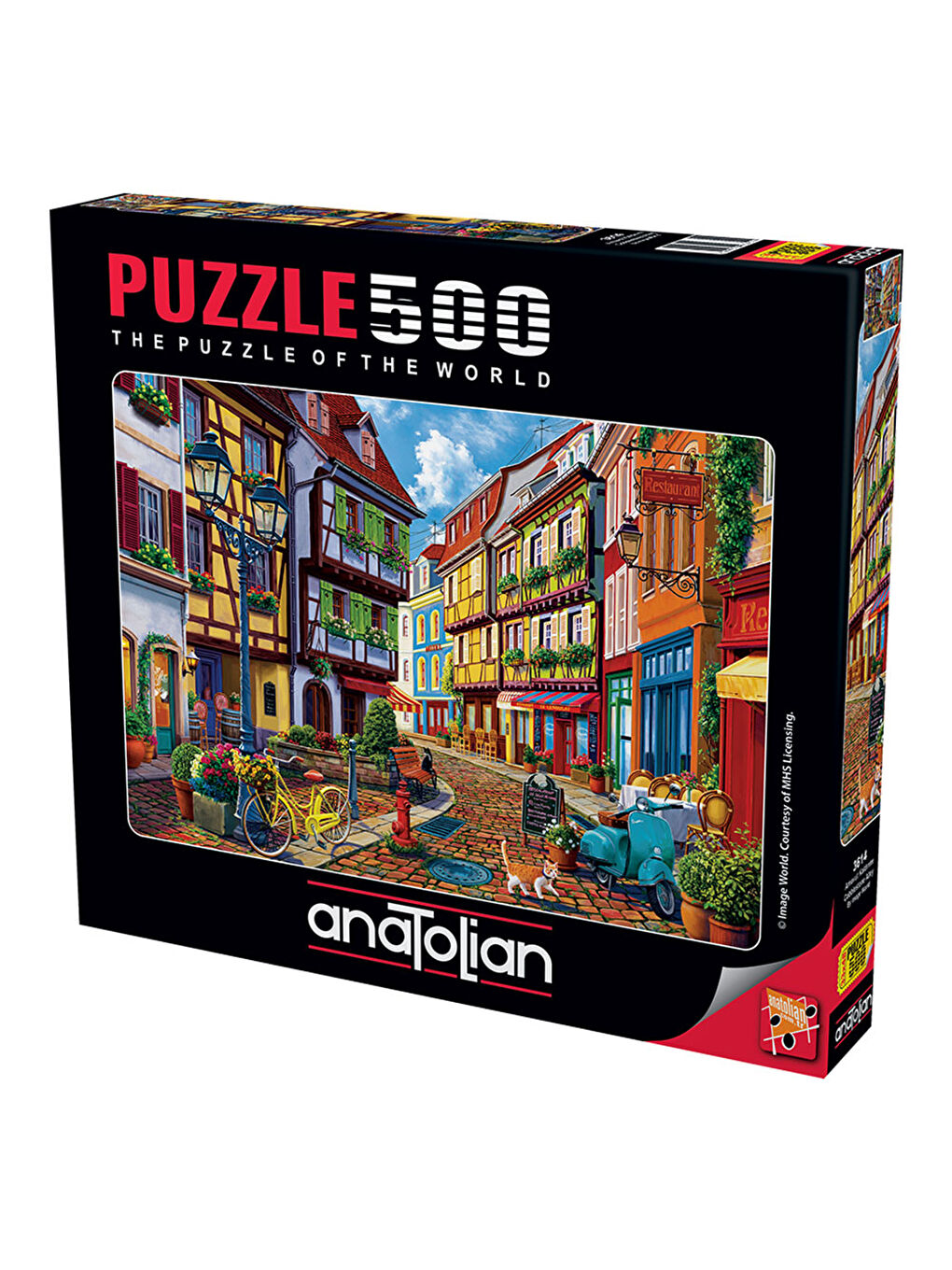 Anatolian Renksiz Puzzle 500 Parça Arnavut Kaldırımı 3614