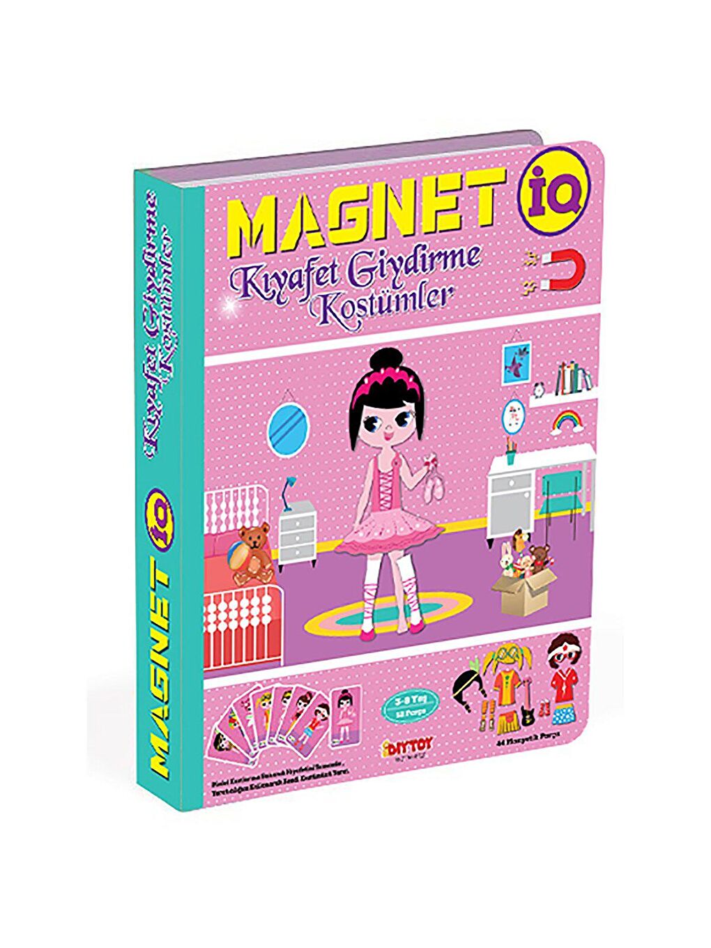 DIYTOY Karışık Magnetik Kıyafet Giydirme Kostümler - 2