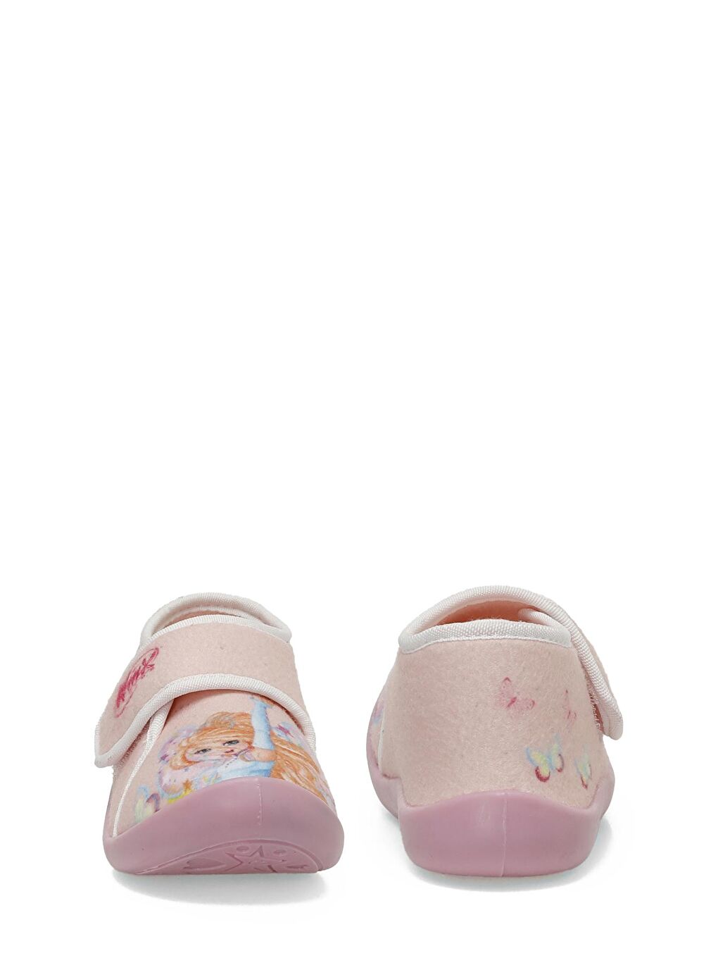 Pembe ANCELA.P3PR Somon Kız Çocuk Panduf-4