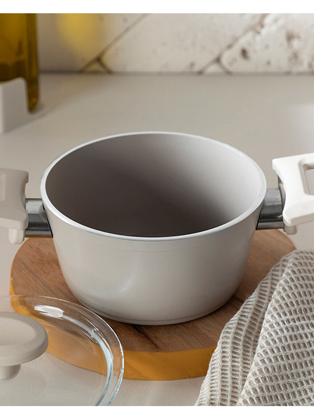 Pretty Mini Tencere 14 cm Bej-1