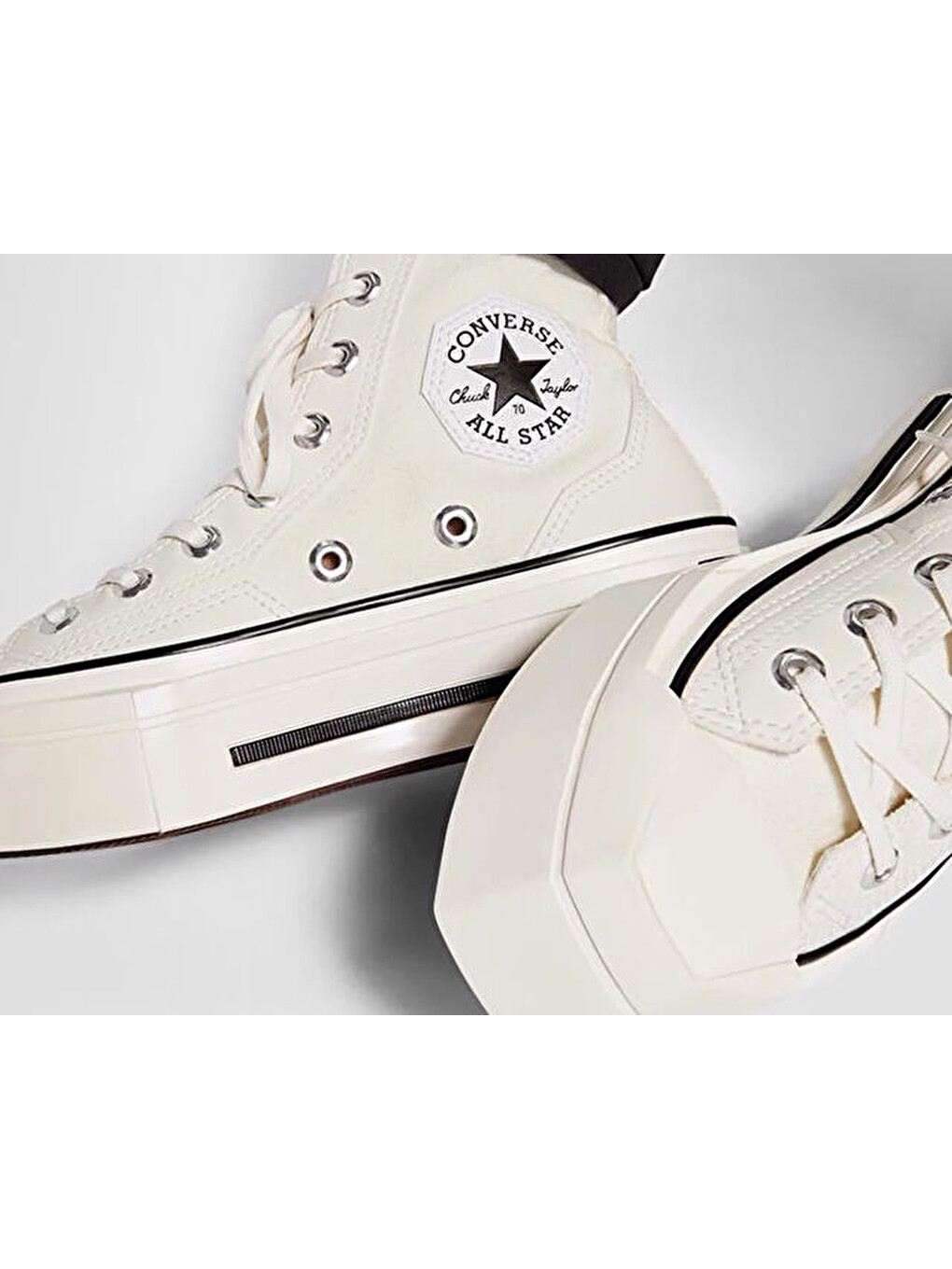 Chuck 70 De Luxe Squared Kadın Günlük Ayakkabı A06436c Bej-1