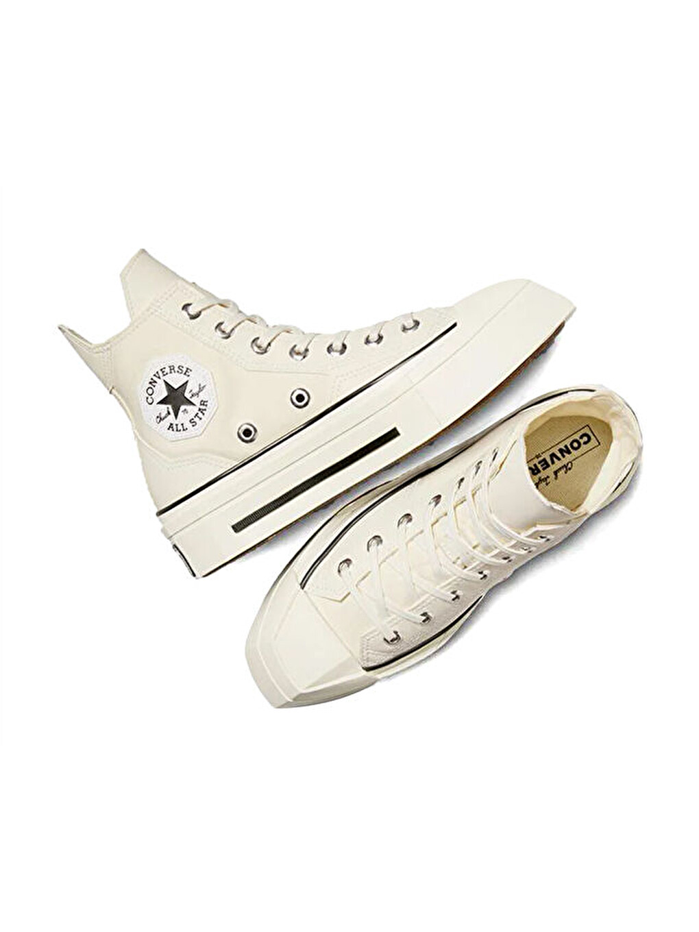 Chuck 70 De Luxe Squared Kadın Günlük Ayakkabı A06436c Bej-2