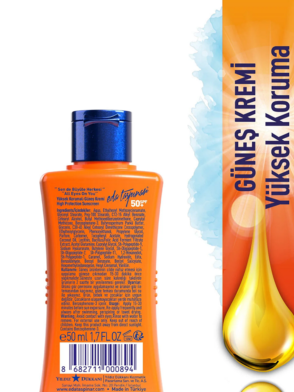 Seyahat Boy Yüksek Korumalı Güneş Kremi Spf50+ - 50 ml-1