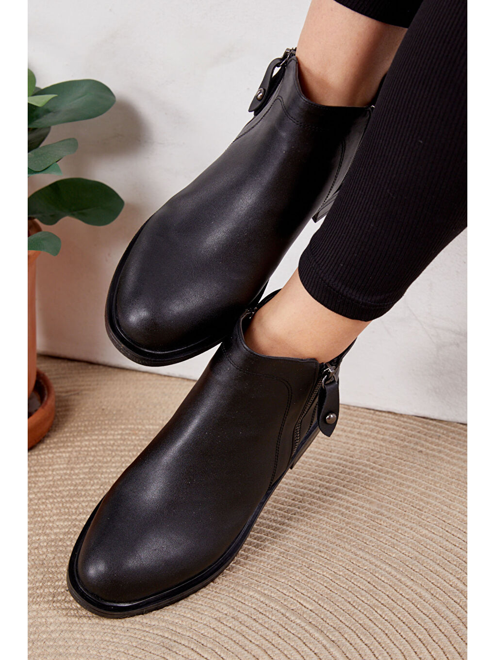 Kadın Siyah Bot - 26387-1