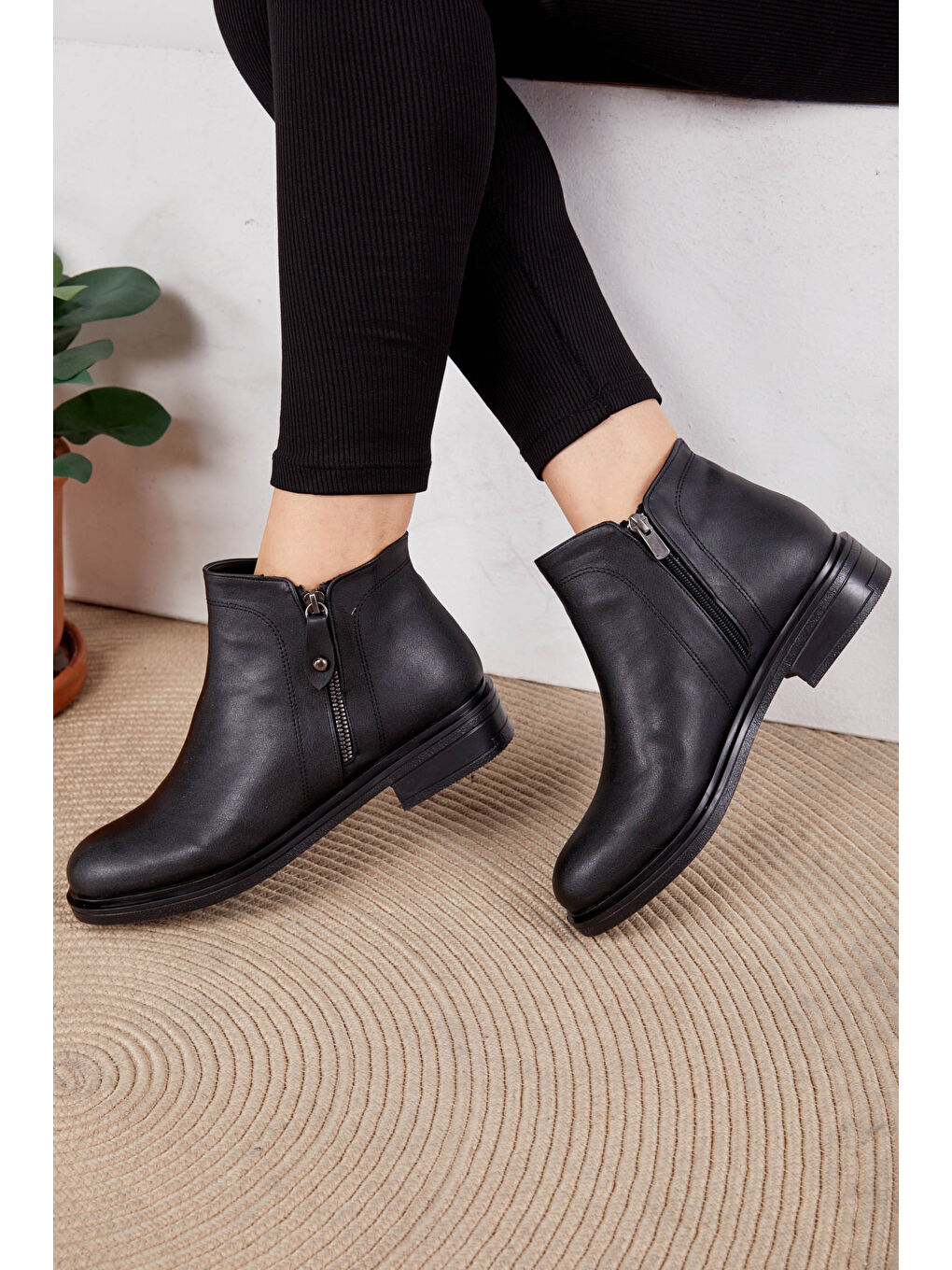 Kadın Siyah Bot - 26387-2
