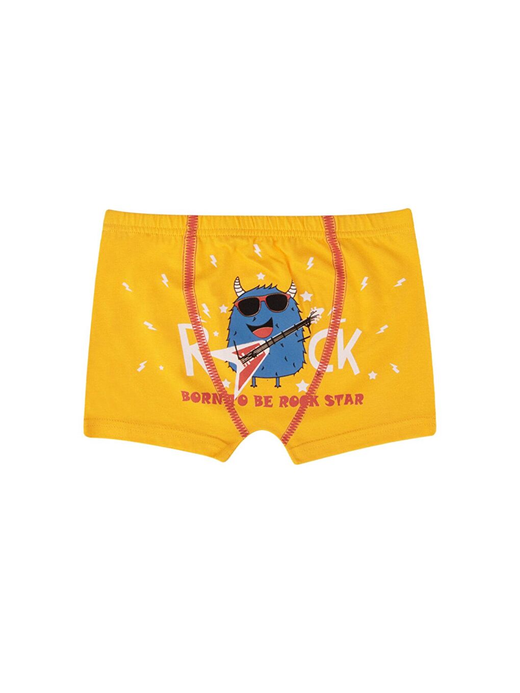 Karışık Erkek Bebek Pamuklu Likralı Boxer 5'Li Paket-1