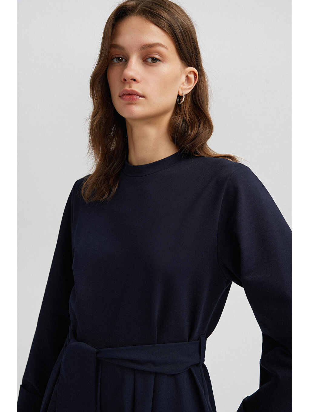 Lacivert KUŞAKLI TULUM-2