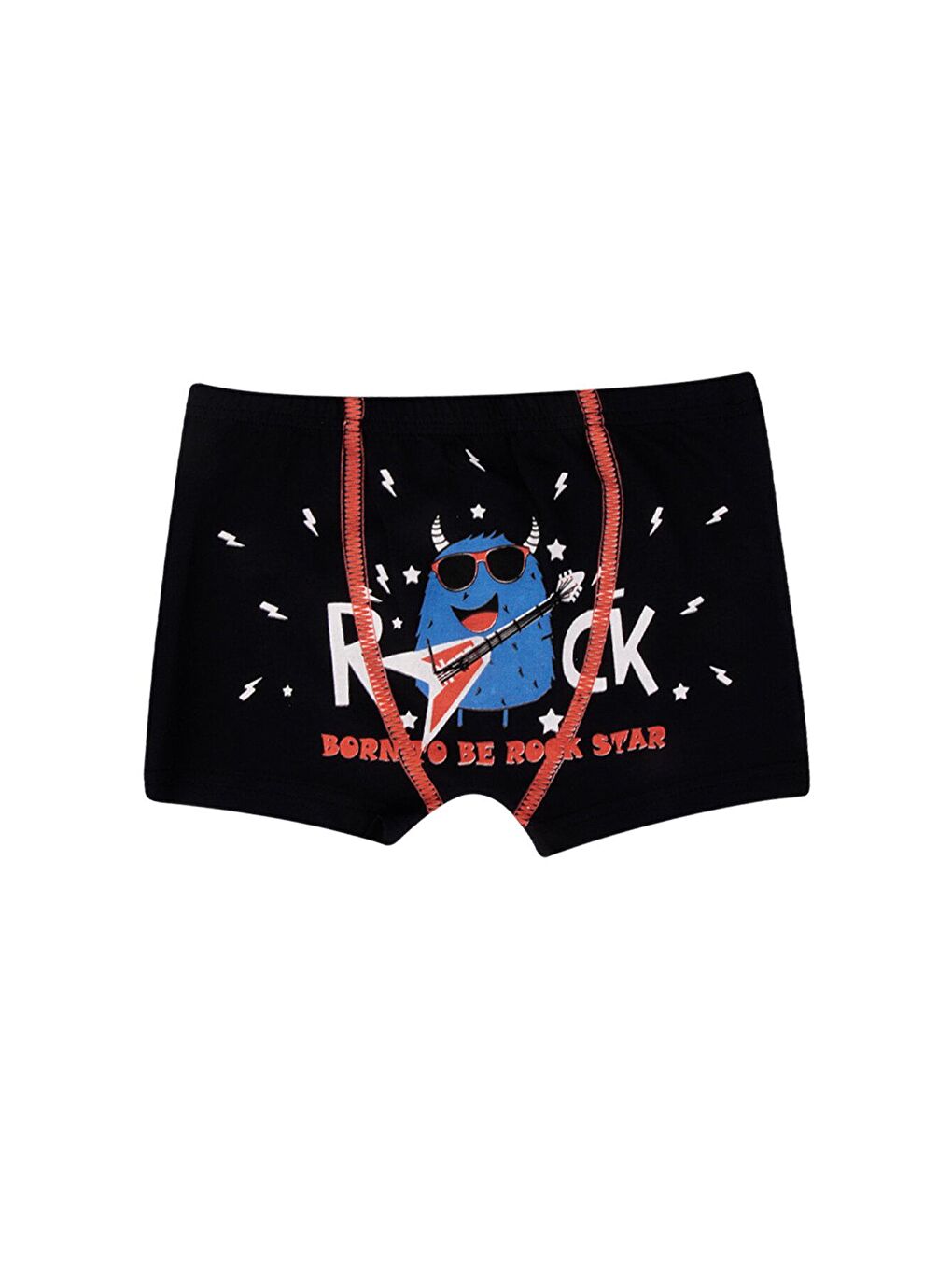 Karışık Erkek Bebek Pamuklu Likralı Boxer 5'Li Paket-2