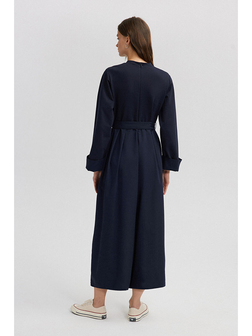 Lacivert KUŞAKLI TULUM-4