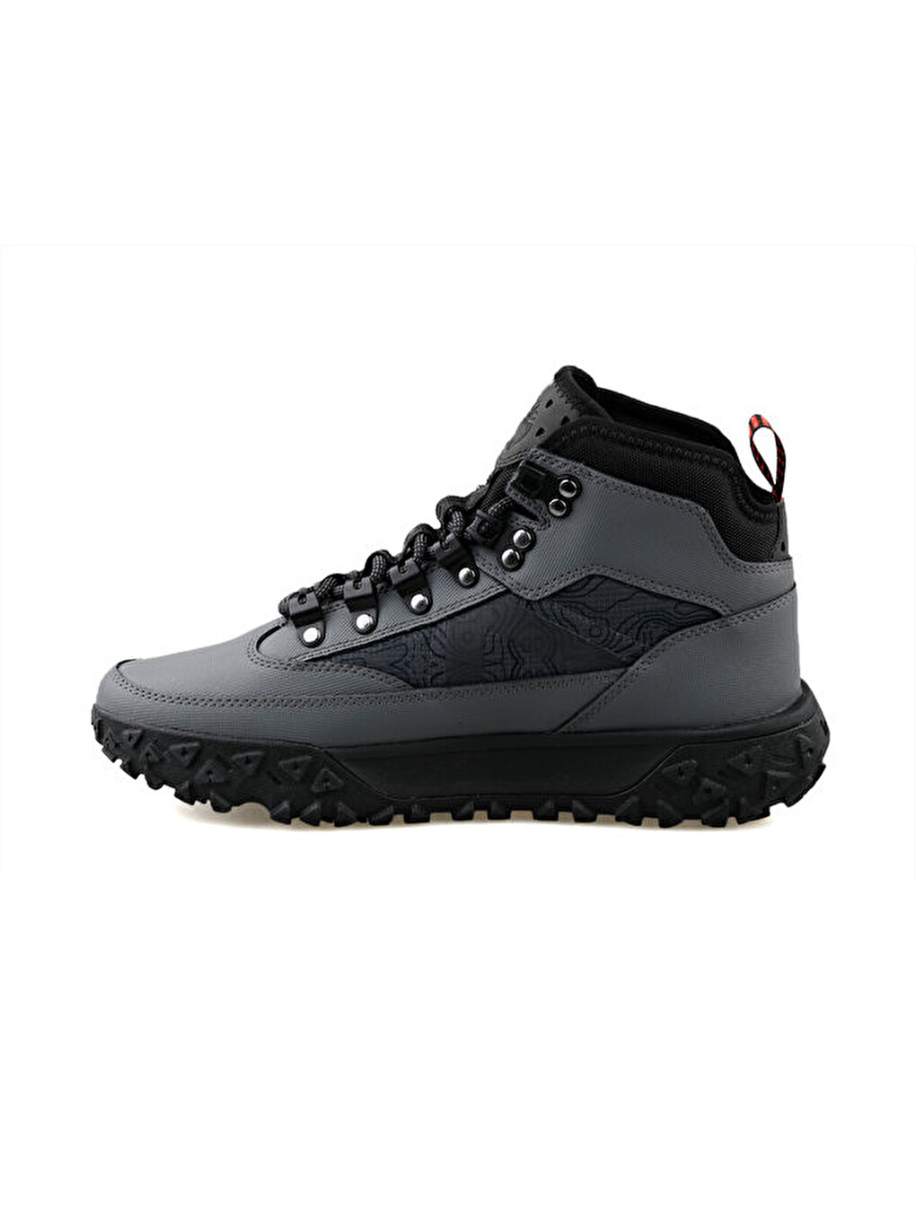 Mid Lace Up Waterproof Hiking Boot Erkek Trekking Bot Ve Ayakkabısı Tb0a67bg0331 Gri-1
