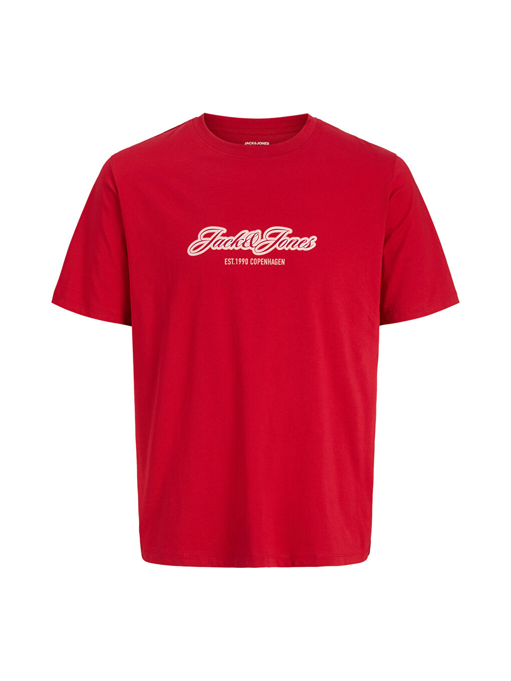 Kırmızı Originals Baskılı %100 Pamuk Regular Fit Bisiklet Yaka T Shirt 12297893