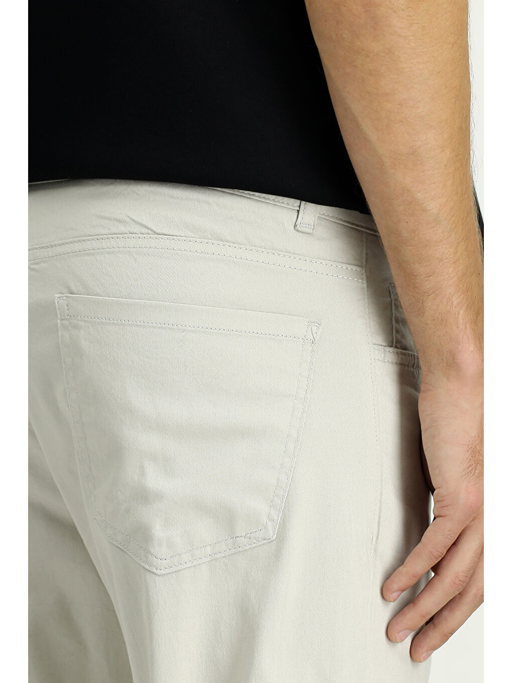 Bej Regular Fit Elastanlı Kanvas / Chino Pantolon-5