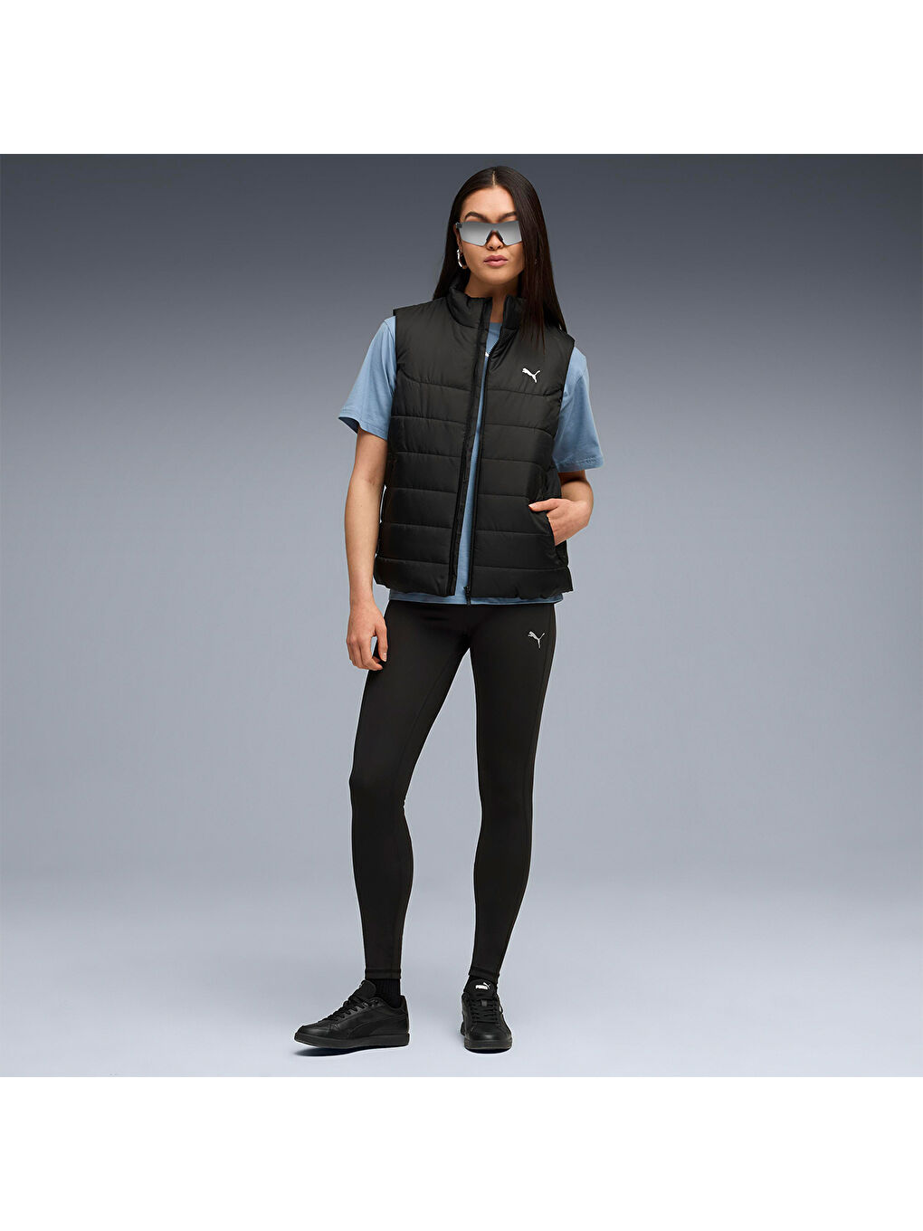 Evostripe High Waist Kadın Siyah Tayt-2