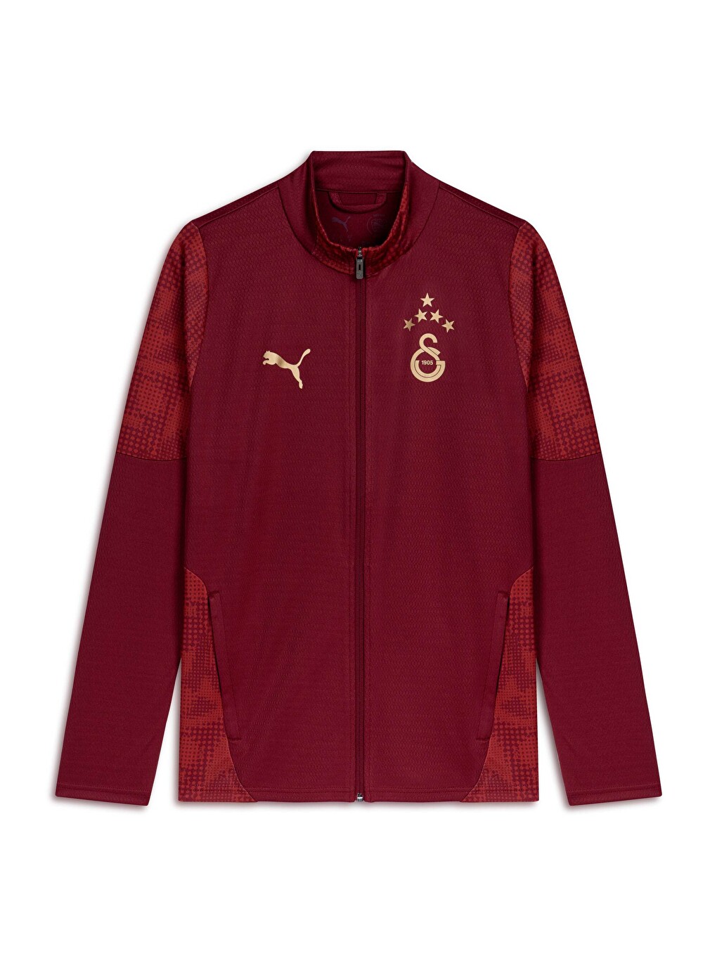 Kırmızı GALATASARAY Erkek Antrenman Fermuarlı Sweatshirt