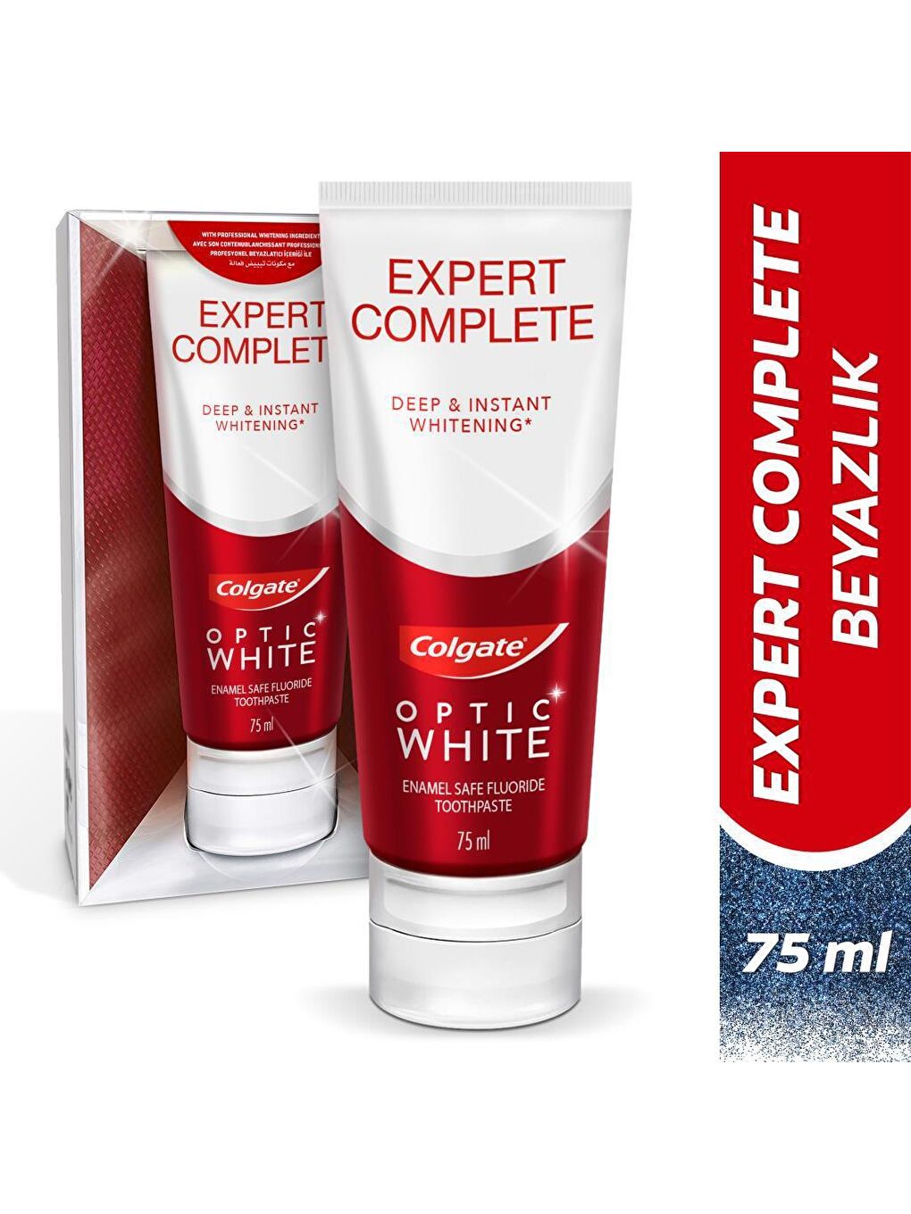 Colgate Beyaz Optic White Expert Complete Beyazlatıcı Diş Macunu 75 ml