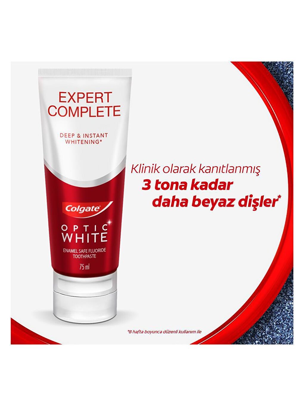 Colgate Beyaz Optic White Expert Complete Beyazlatıcı Diş Macunu 75 ml - 1