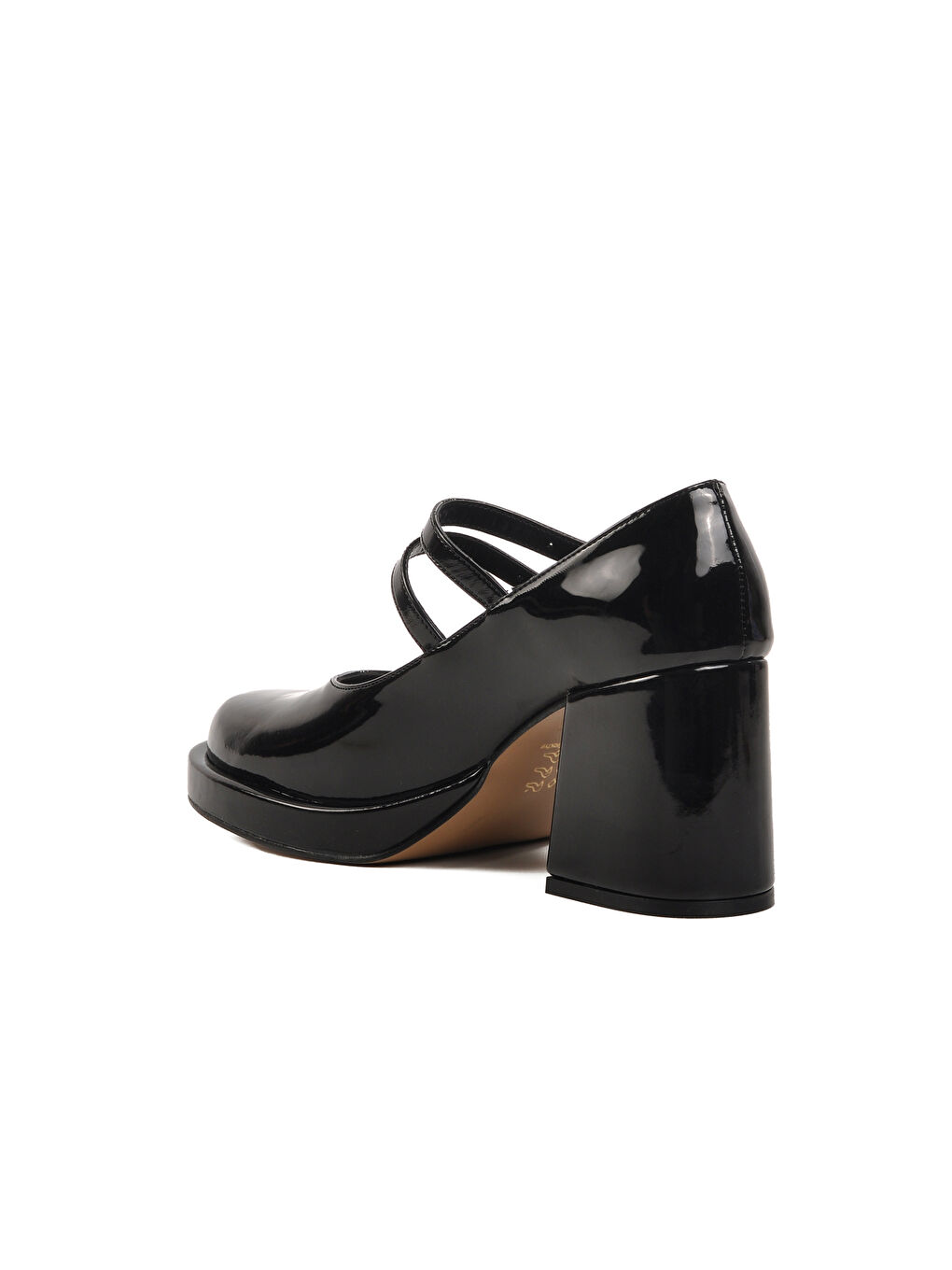 Siyah Platform Topuk Kadın Abiye Ayakkabı 336526 Z-3