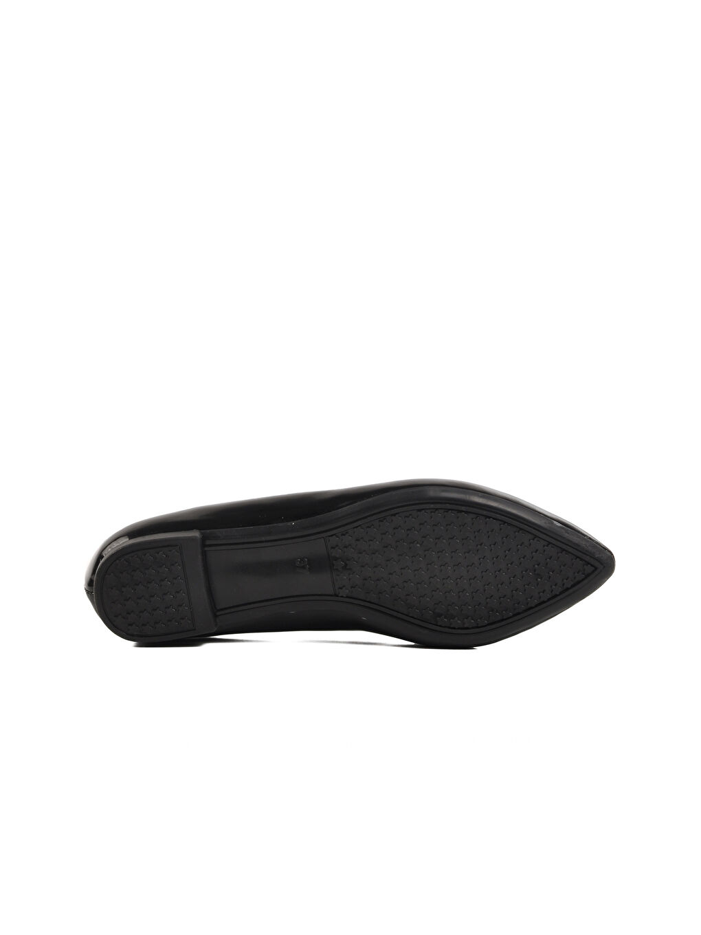 Siyah Rugan Hafif İnce Taban Kadın Babet 209118 Z-4