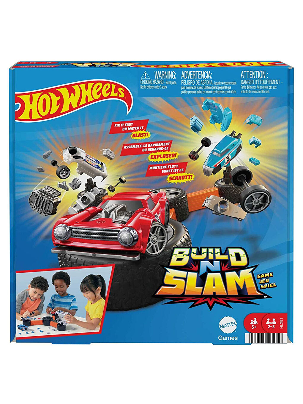 Hot Wheels Renksiz Build N Slam Kutu Oyunu HLX91