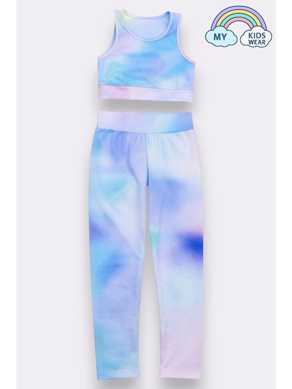 Gri Kız Çocuk Çok Amaçlı Desenli Mayo & Spor Takımı 12448