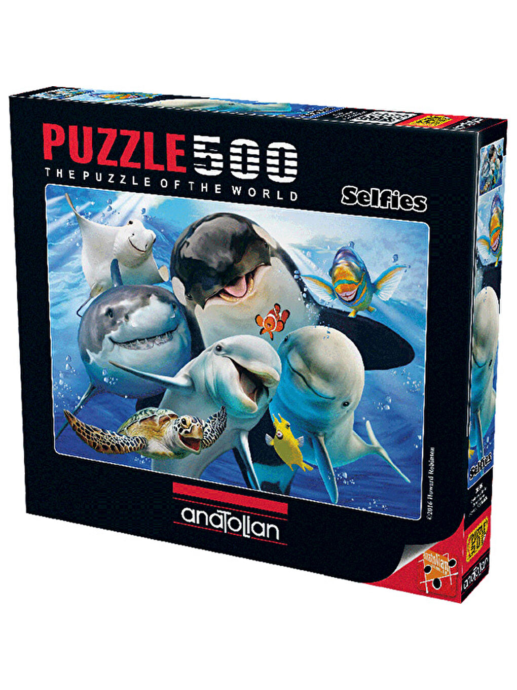 Anatolian Renksiz Puzzle 500 Parça Derinlerde Selfie 3585 - 1