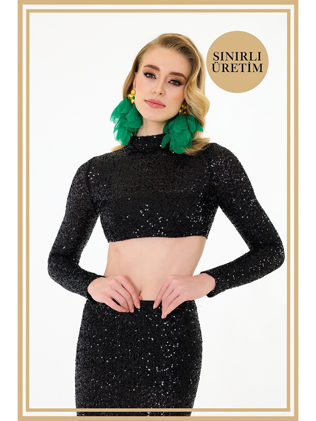 Limited Edition | Kate Siyah Midi Takım-2