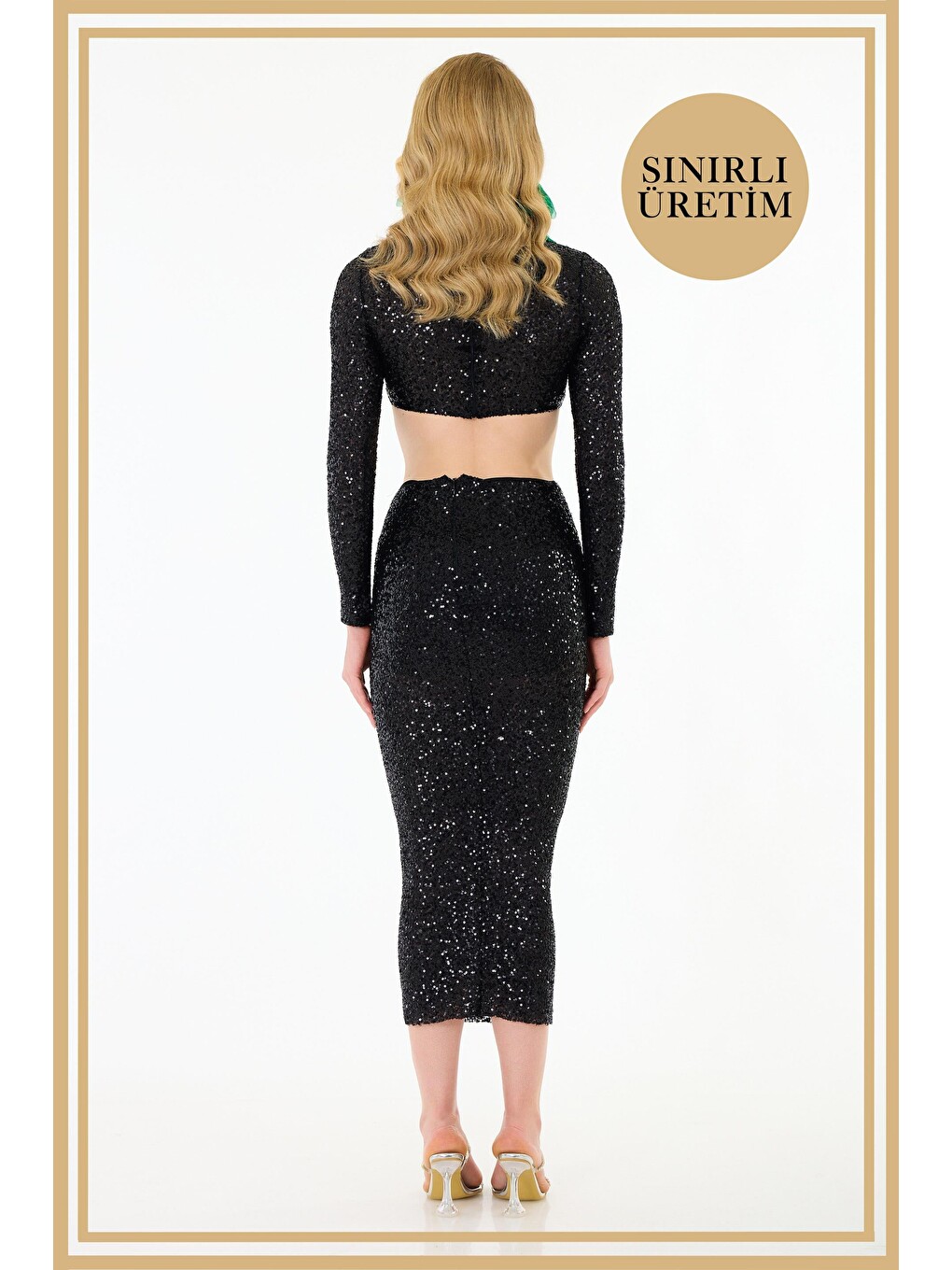 Limited Edition | Kate Siyah Midi Takım-4