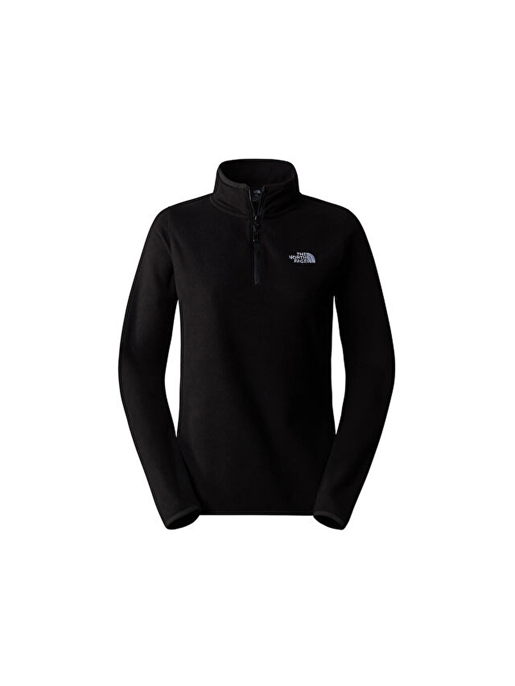 W 100 Glacier 1/4 Zip Kadın Polar Sweatshirts Nf0a855m4h01 Siyah