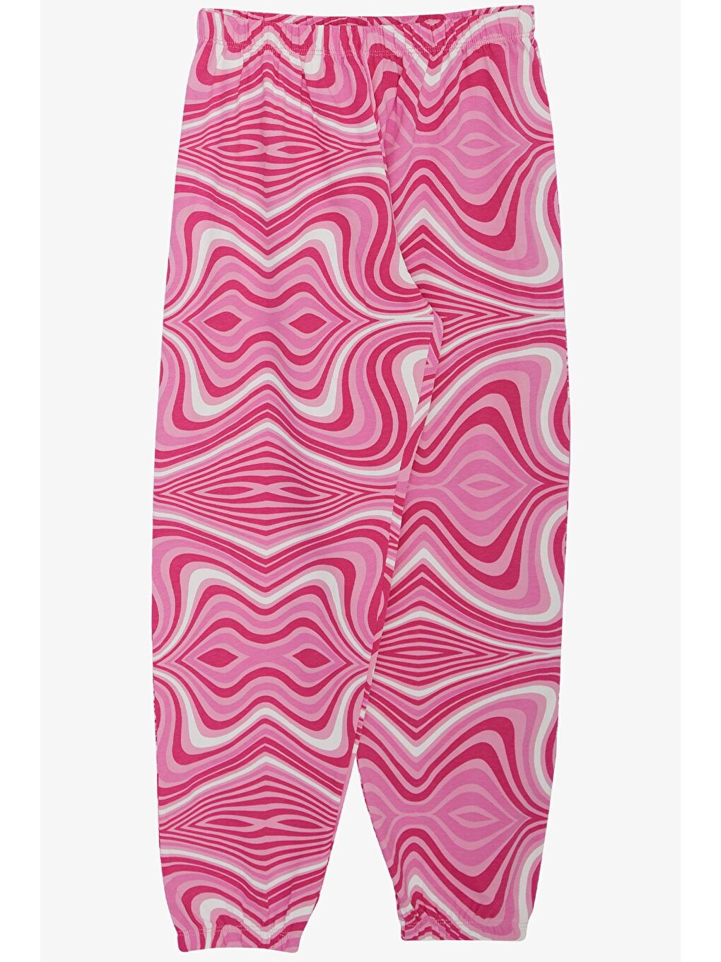 Kız Çocuk Pijama Takımı Desenli Pembe (8 Yaş)-3