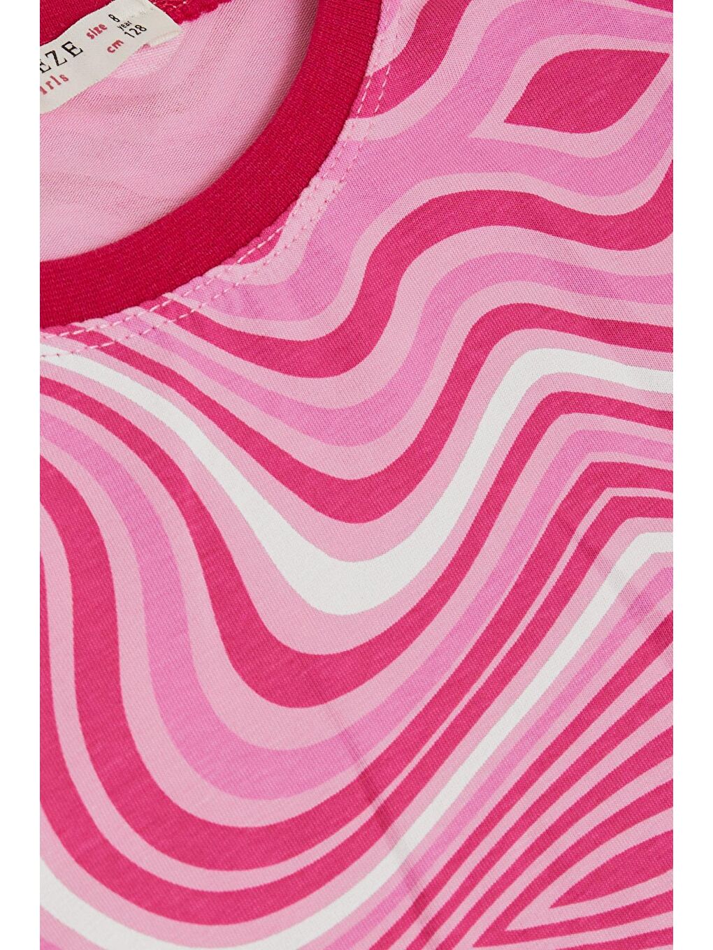 Kız Çocuk Pijama Takımı Desenli Pembe (8 Yaş)-4