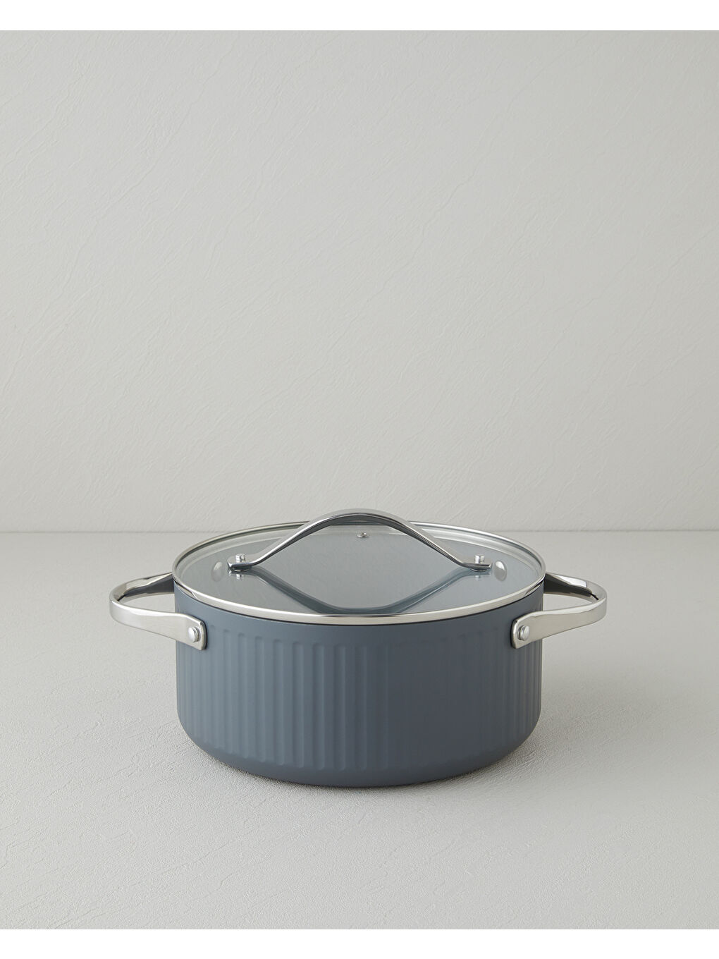 Berlin Fusion Pro Derin Tencere 24 cm Gri