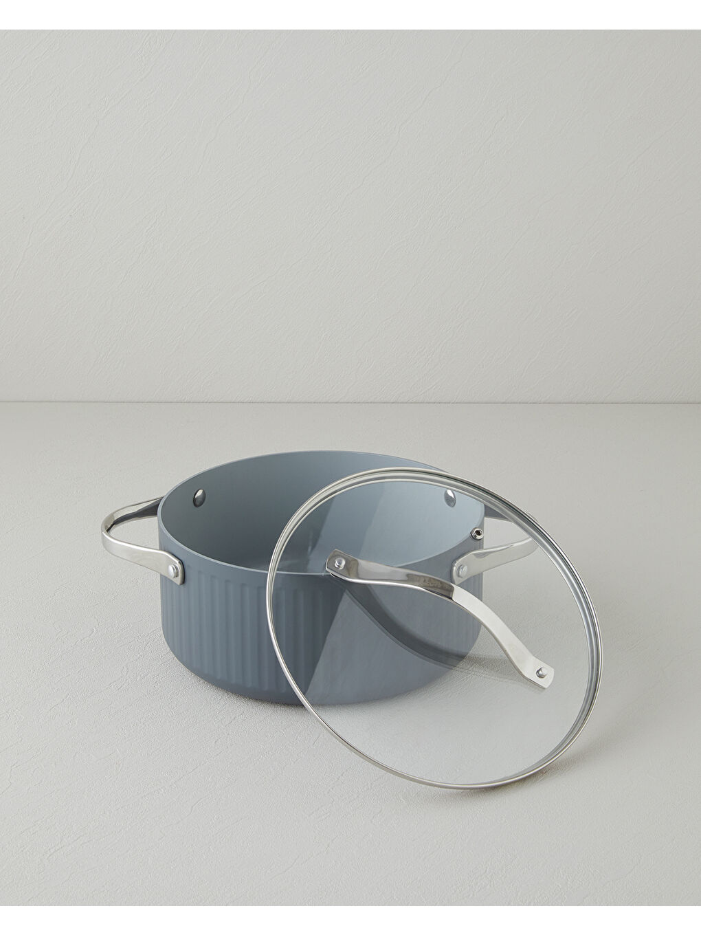 Berlin Fusion Pro Derin Tencere 24 cm Gri-1