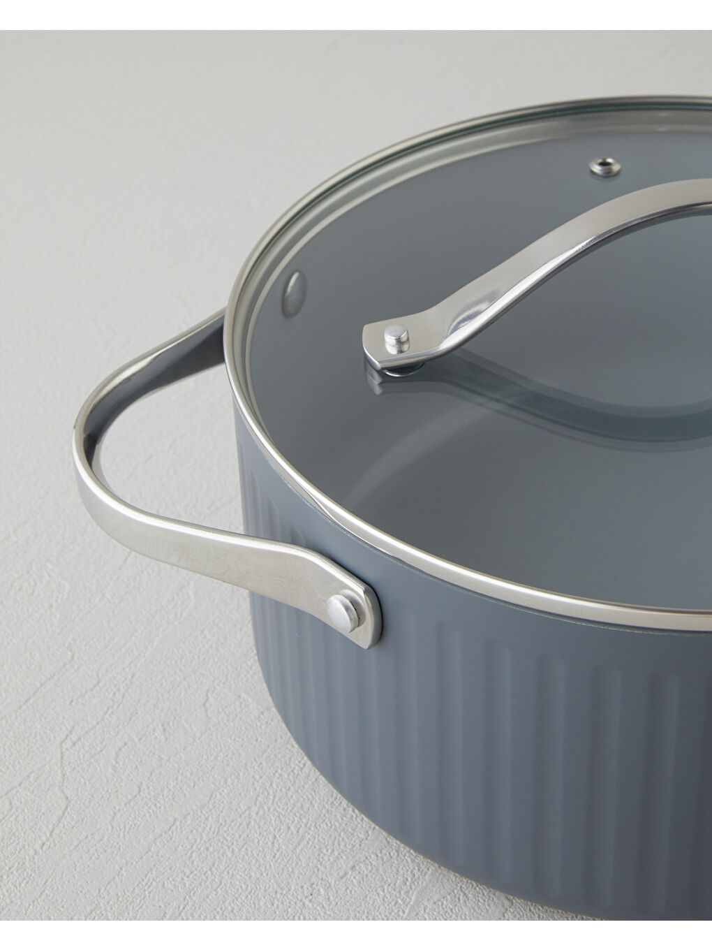 Berlin Fusion Pro Derin Tencere 24 cm Gri-2