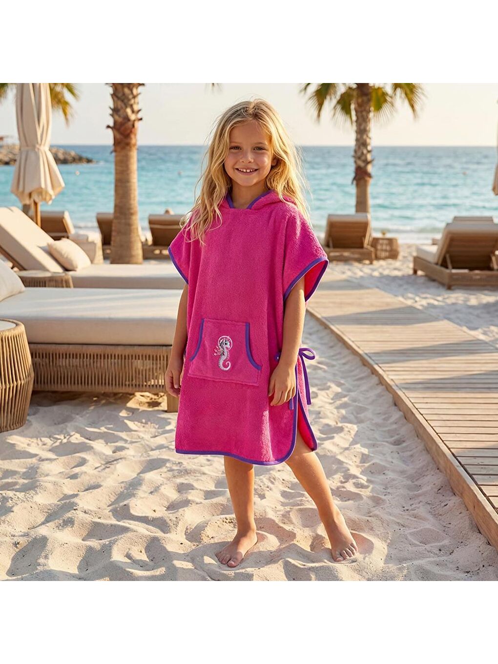 Pembe Çocuk Panço Ayris 7-10 yaş