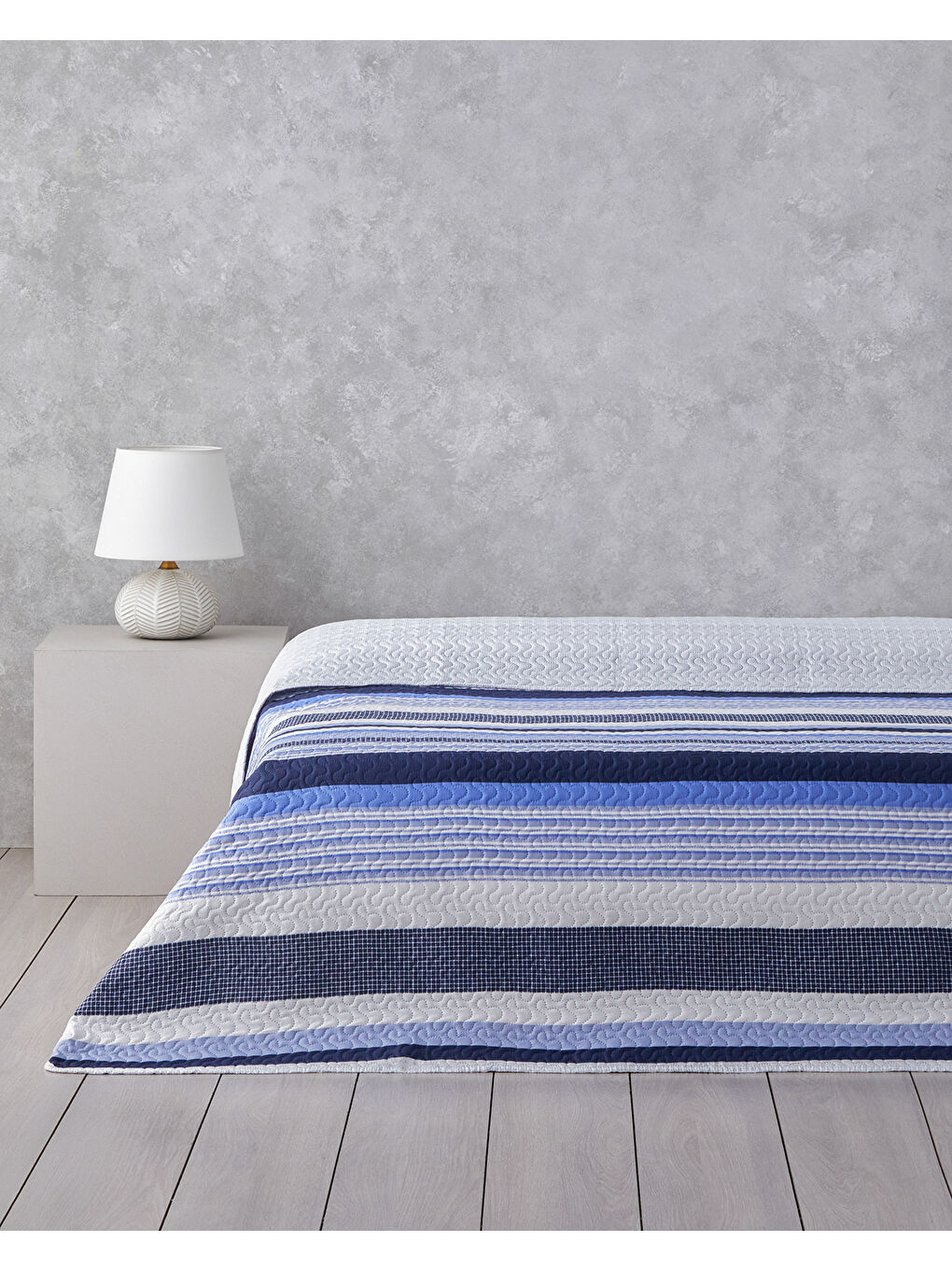 Modern Fusion King Size Çok Amaçlı Örtü 240x220 cm Mavi