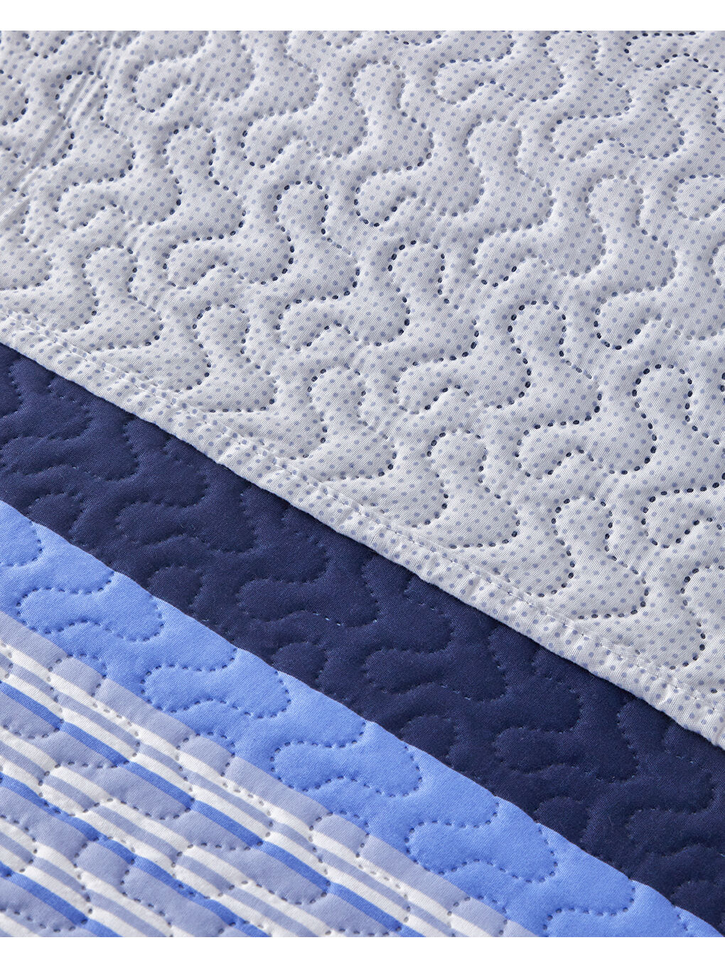 Modern Fusion King Size Çok Amaçlı Örtü 240x220 cm Mavi-3