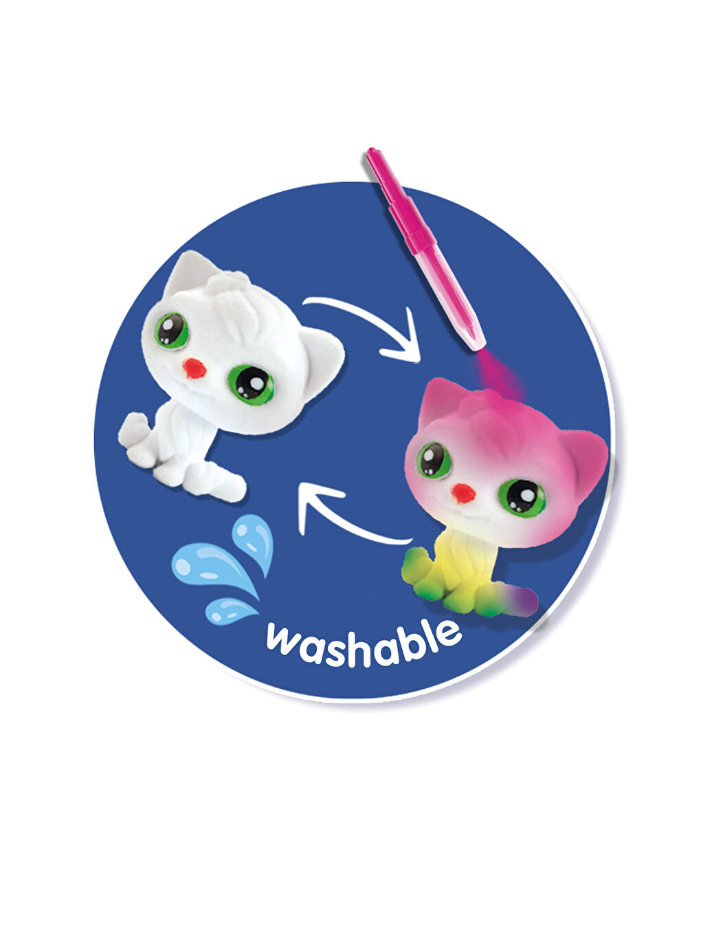 Boya Üfleme Kalemi - 3xKedicik Sürprizi-2