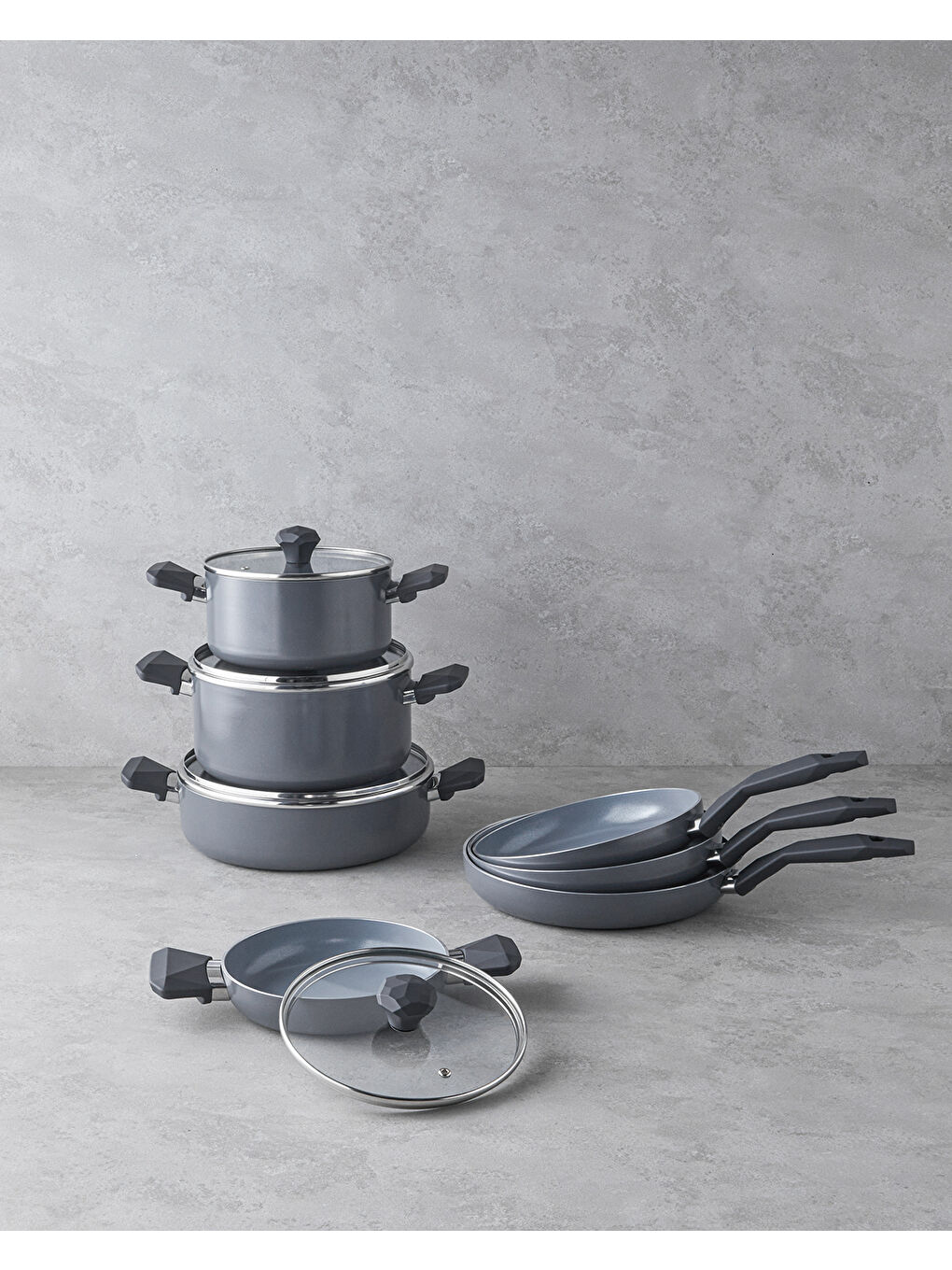 Prego CeraWell Seramik Tava 24 cm Gri-4