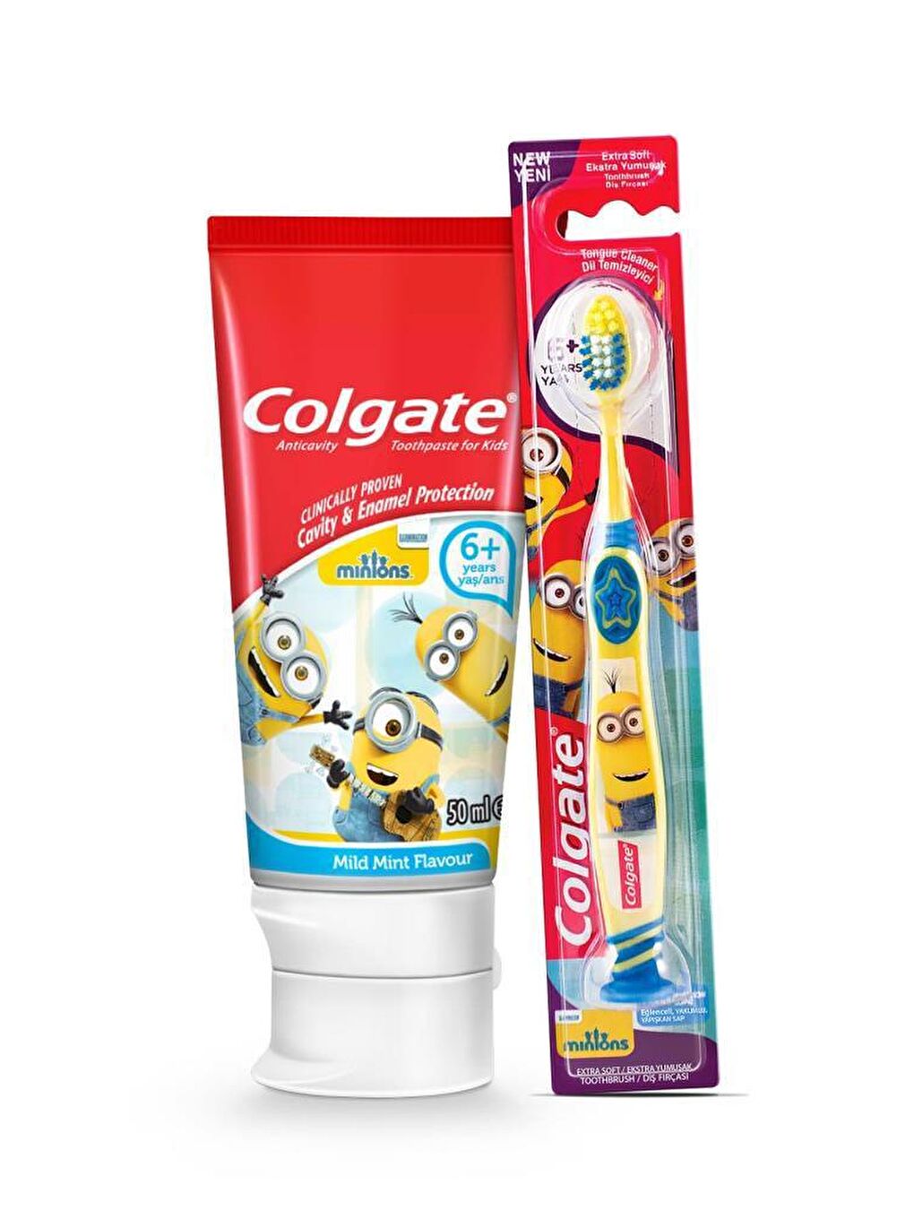 Colgate Karışık Minions Çocuk Diş Macunu 50 ml + Diş Fırçası 6+ Yaş - 3