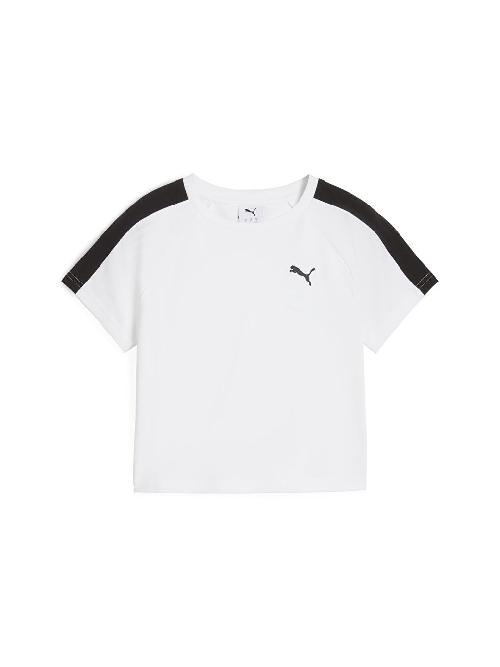 T7 Baby Kadın Beyaz Yuvarlak Yaka Tişört-3