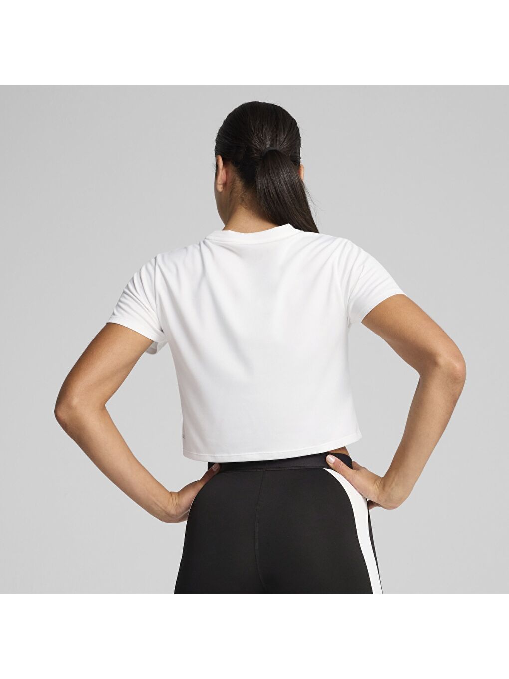 Tad Essentials Baby Kadın Beyaz Yuvarlak Yaka Tişört-2