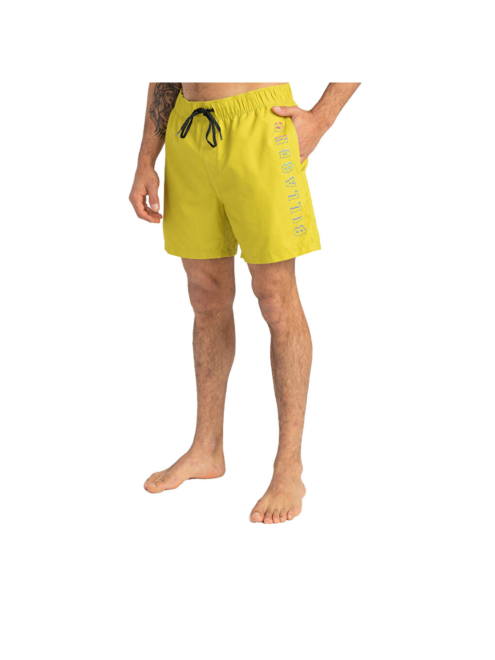 All Day Heritage Lb Erkek Sarı Volley Short-4