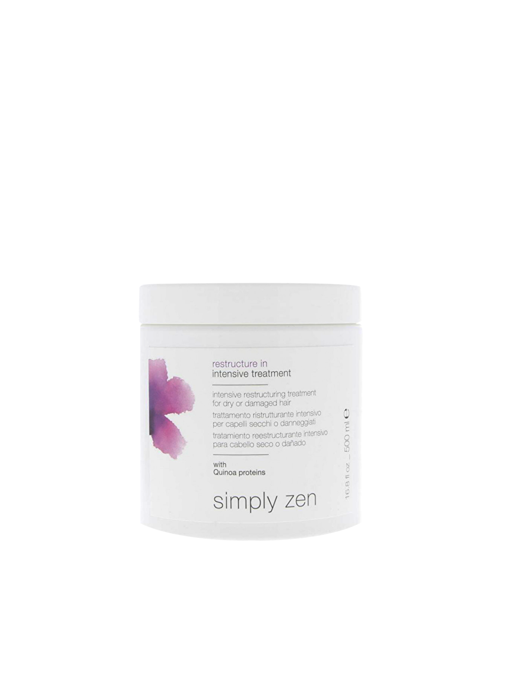 Simply Zen Renksiz Z. One Simply Restructure In Intensive Treatment Maske 500ml