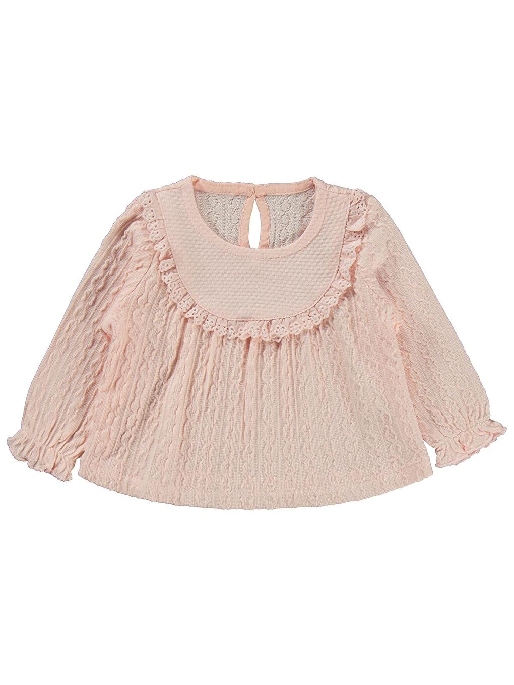 Zincir Desenli Fistolu 2 li 6-18 Ay Takım - Pembe 9-12 Ay-1